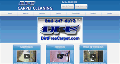 Desktop Screenshot of dirtfreecarpet.com