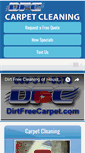 Mobile Screenshot of dirtfreecarpet.com